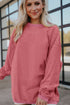 Ribbed Corduroy Oversized Sweatshirt